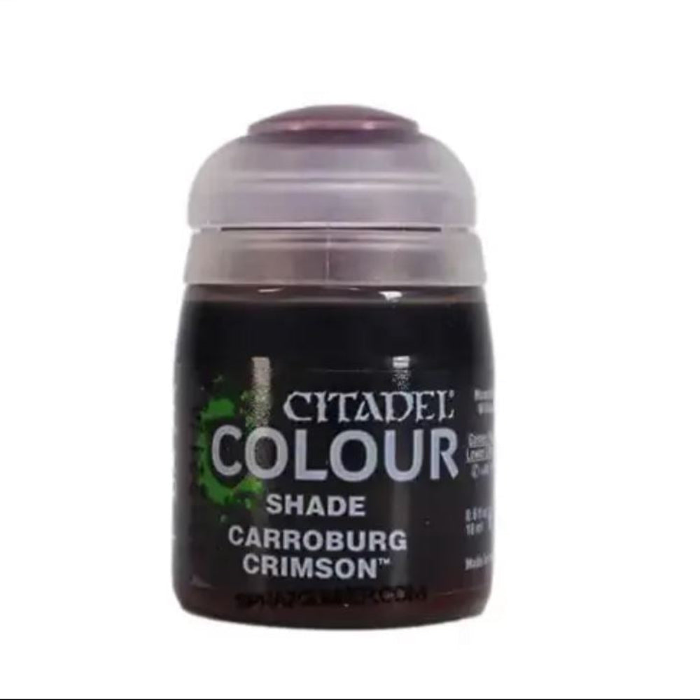 citadel color colour shade carroburg crimson paint warhammer