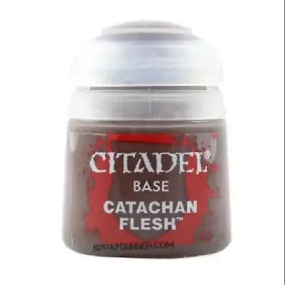 citadel color colour base paint catachan flesh brown