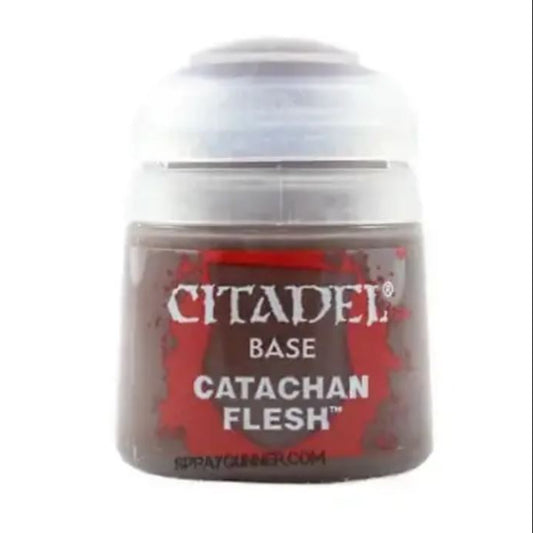citadel color colour base paint catachan flesh brown