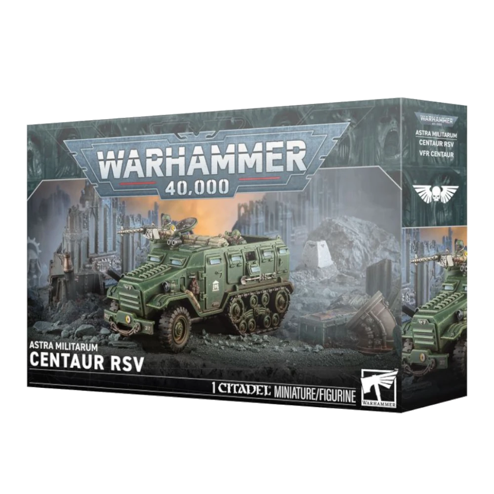 warhammer astra militarum centaur miniature battle truck tank