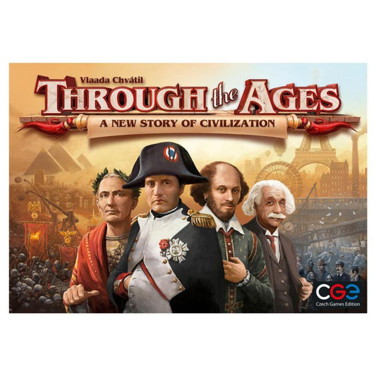 THROUGH THE AGES A NEW STORY OF CIVILIZATION BOARD GAME BOX