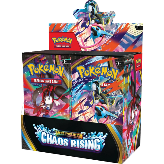 pokemon chaos rising booster pack display