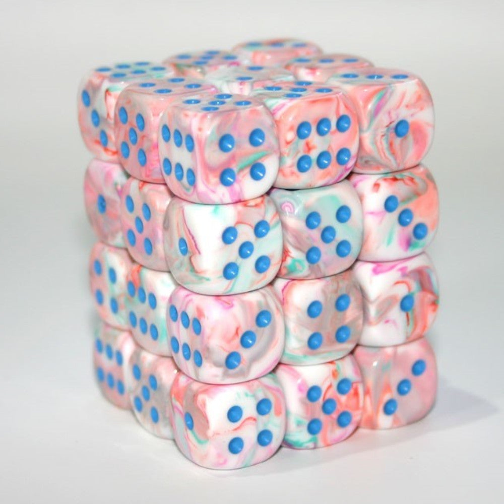 chessex dice block pop art blue