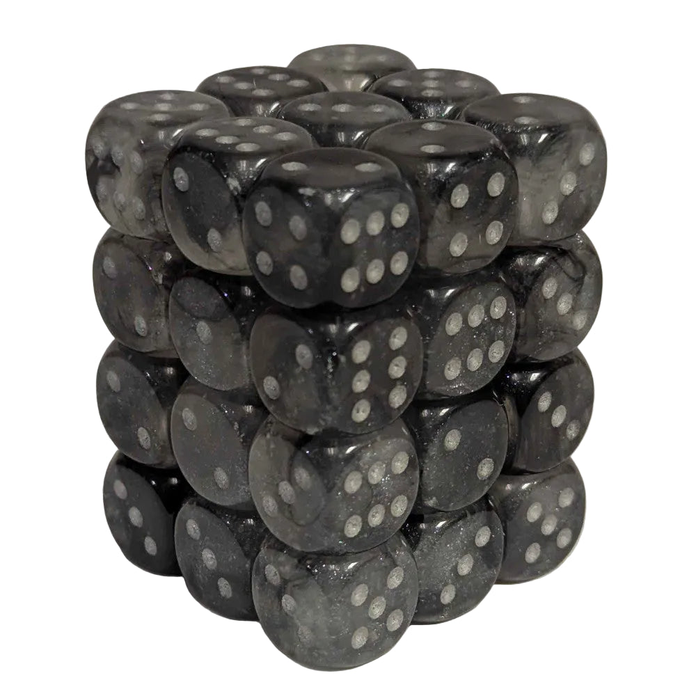 chessex dice block light grey smoke