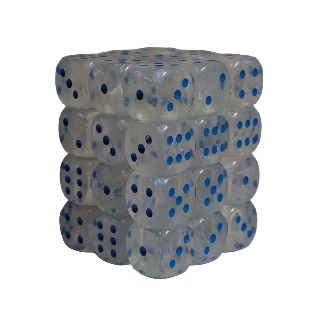 chessex dice block icicle borealis blue
