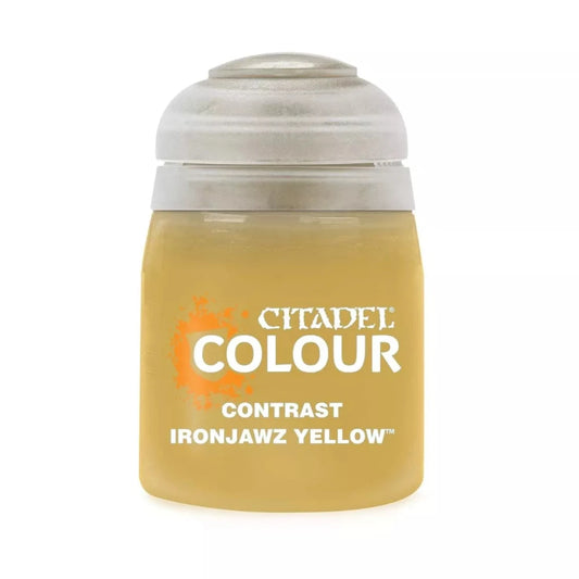 citadel colour contrast ironjawz yellow warhammer miniatures