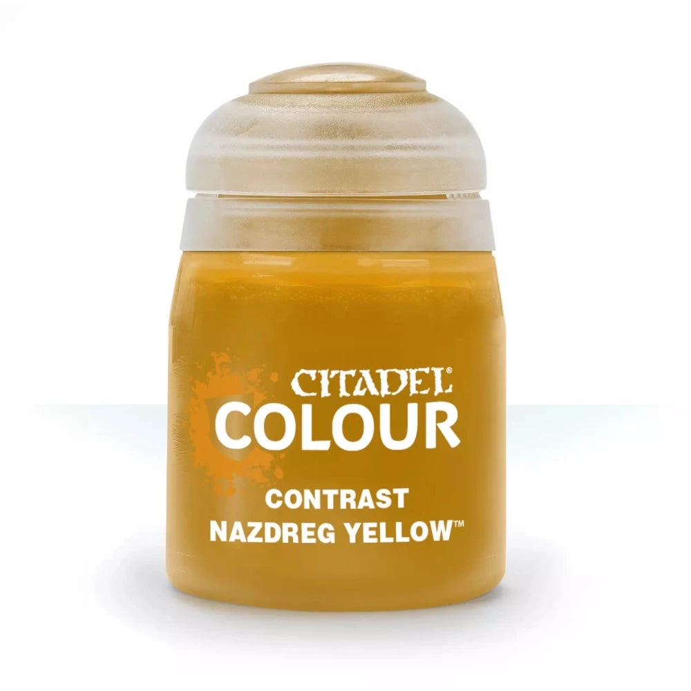 citadel colour contrast nazdreg yellow warhammer paint