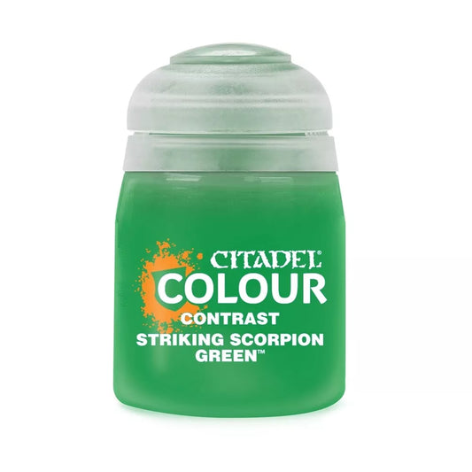 citadel colour contrast striking scorpion green warhammer paint