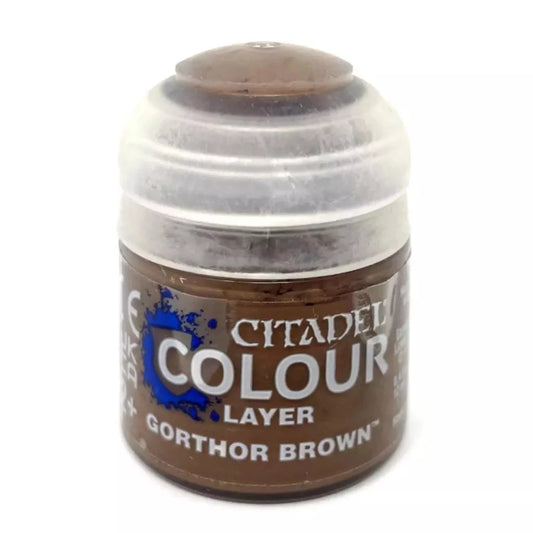 citadel colour layer gorthor brown warhammer miniatures paint