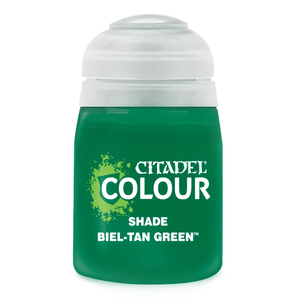 citadel colour shade biel-tan green warhammer paint