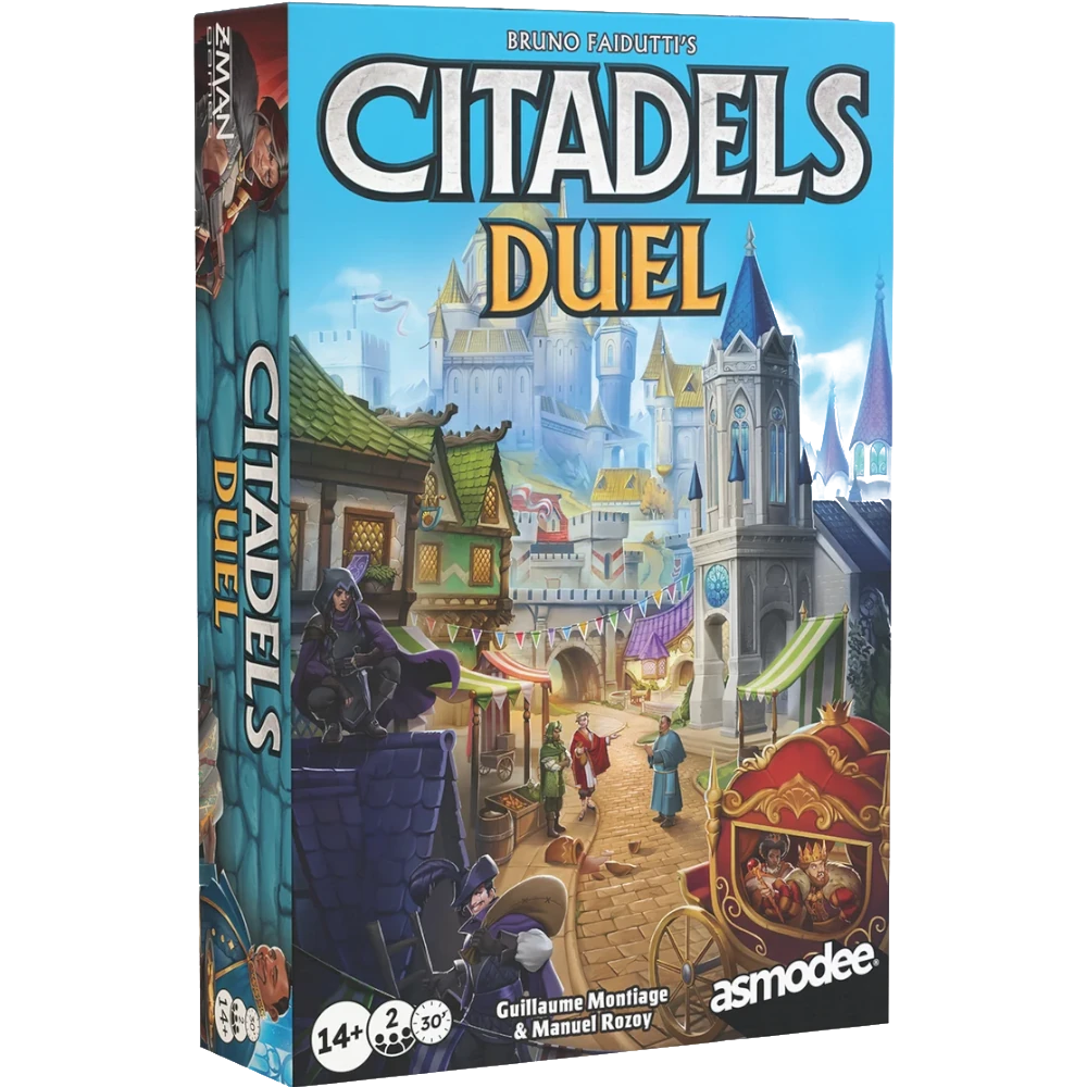citadels duel asmodee board game zman
