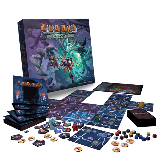 clank catacombs board game dungeon crawler