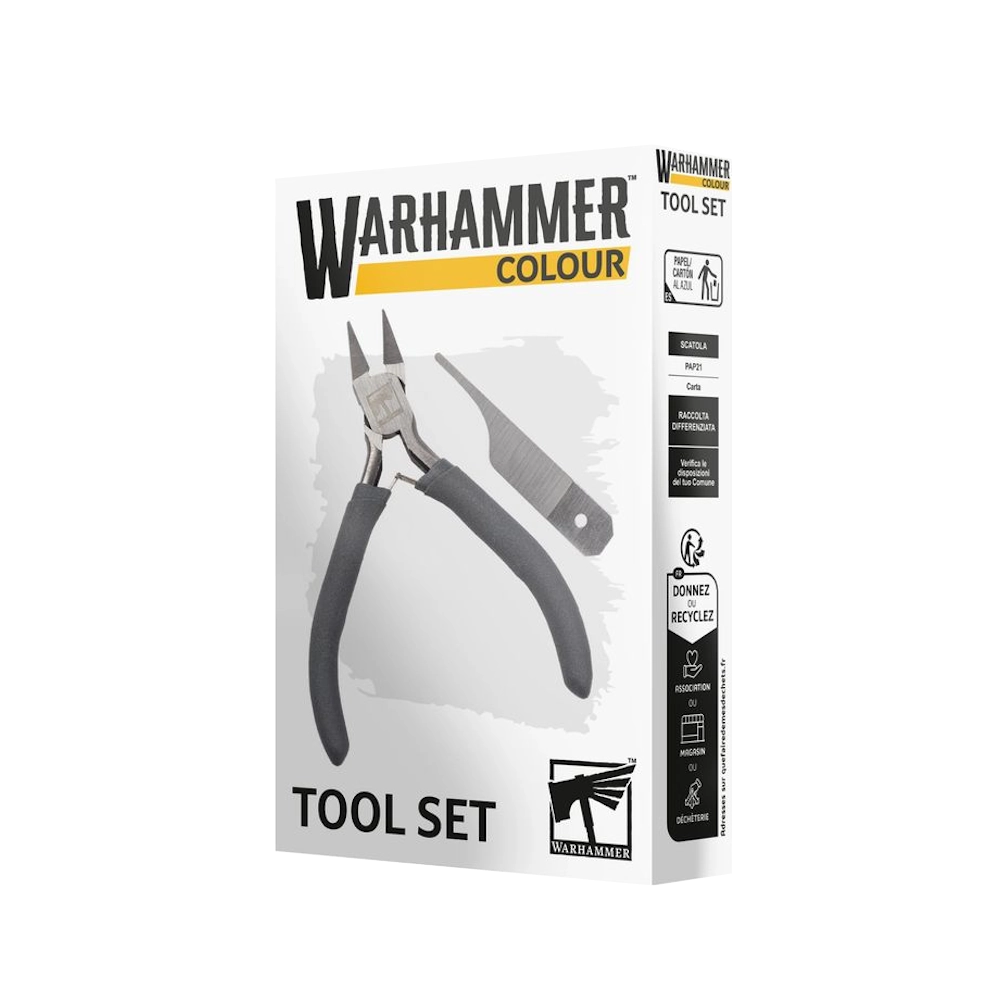 warhammer colour tool set clippers and mold line remover