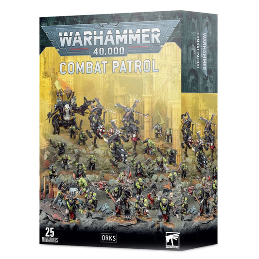 warhammer combat patrol ork boyz war boss deff kopta