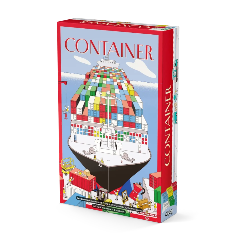 container board game ship shipping kids