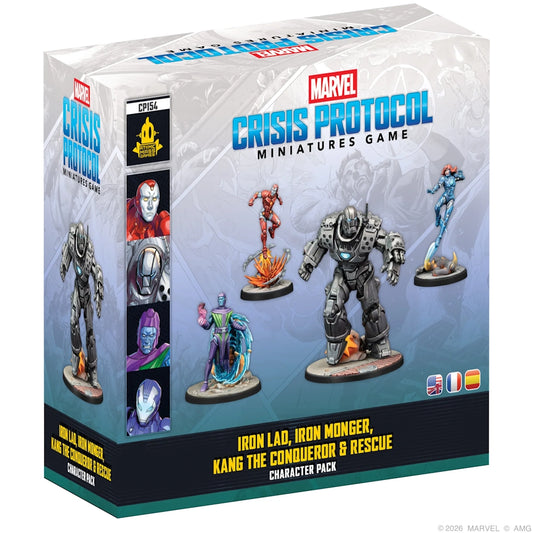 CP154 Iron Lad, Iron Monger, Kang The Conqueror and Rescue Character Pack