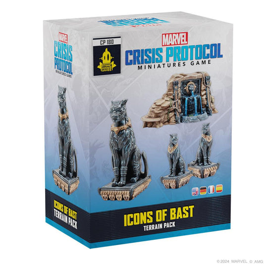 Marvel Crisis Protocol - ICONS OF BAST TERRAIN PACK