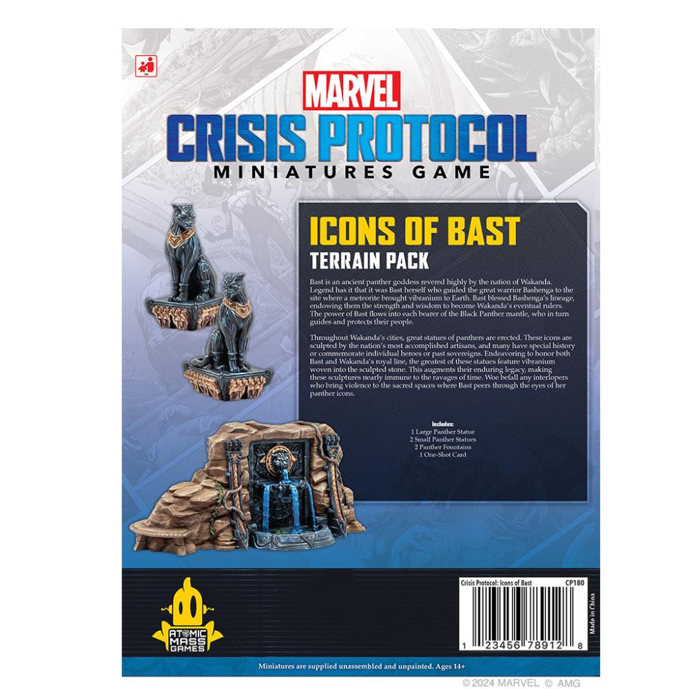 Marvel Crisis Protocol - ICONS OF BAST TERRAIN PACK