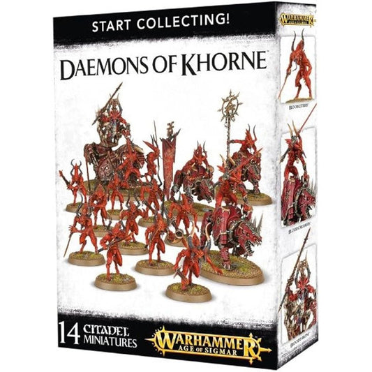 start collecting daemons khorne warhammer sigmar bloodletters bloodrushers