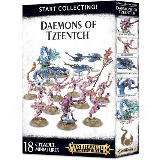 start collecting daemons tzeentch warhammer sigmar pink horrors 