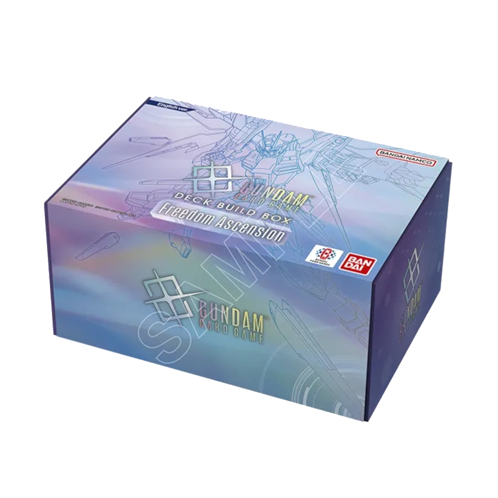 gundam card game deck build box freedom ascension