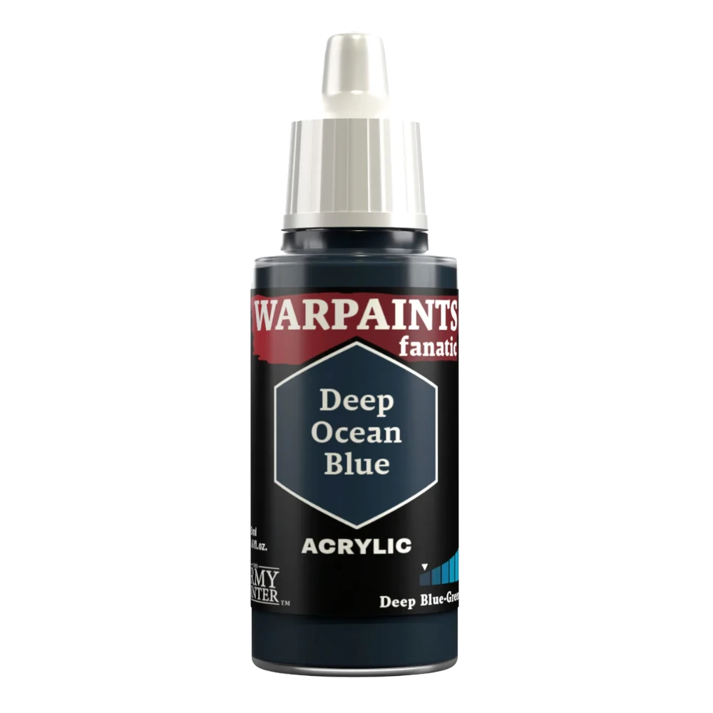 army painter warpaints fanatic acrylic deep ocean blue