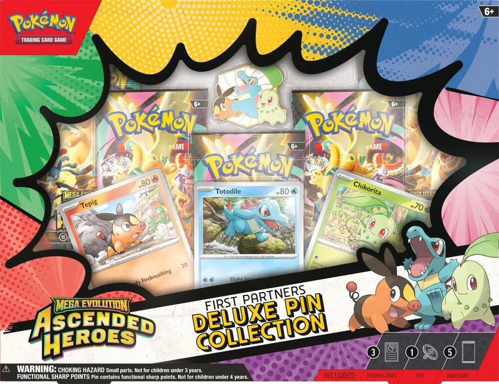 pokemon trading card game deluxe pin collection first partners