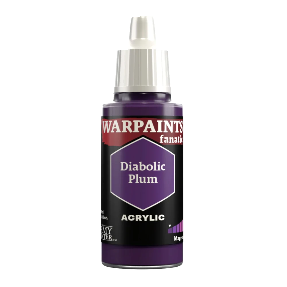 army painter warpaints fanatic acrylic paint diabolic plum