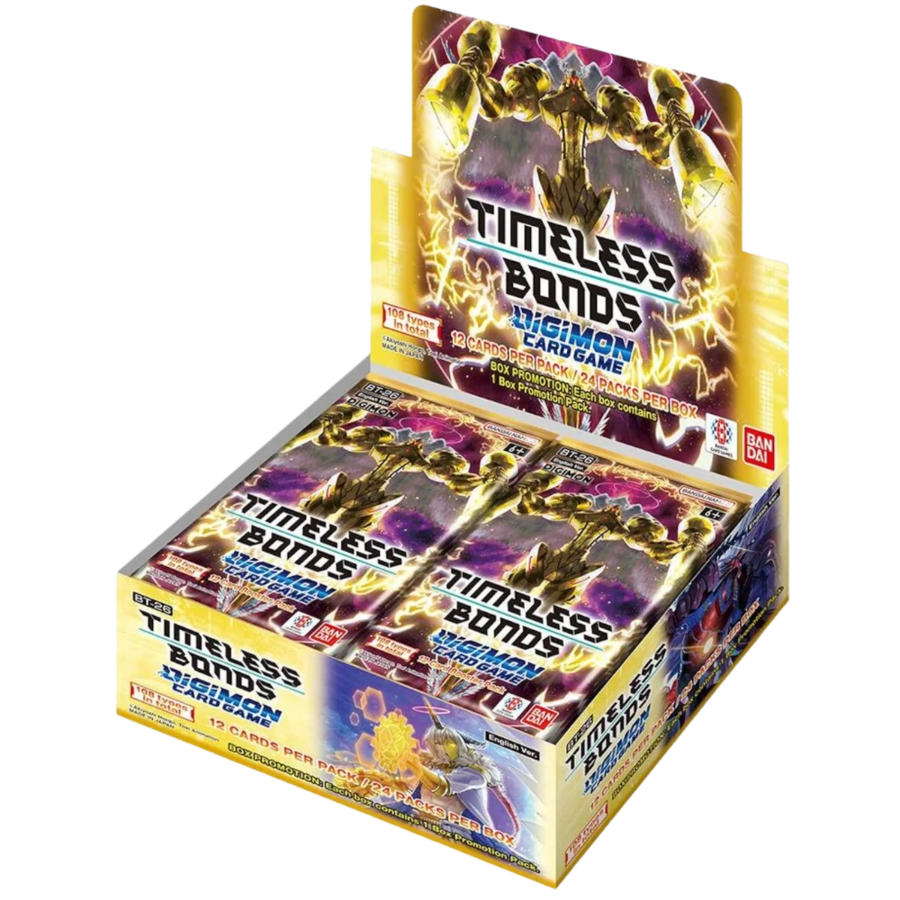 digimon card game timeless bonds booster display