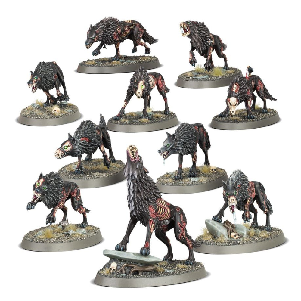 warhammer age sigmar dire wolf wolves soulblight gravelords citadel