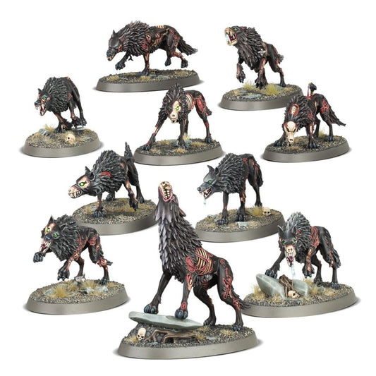 warhammer age sigmar dire wolf wolves soulblight gravelords citadel