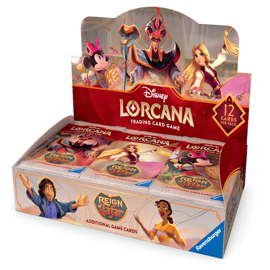 disney lorcana reign of jafar booster box tcg