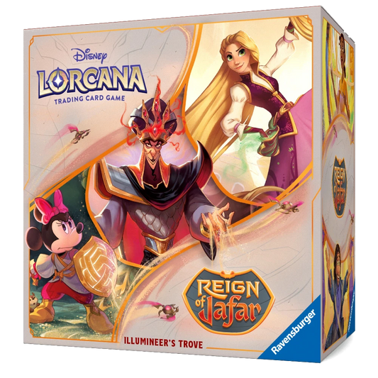 disney lorcana trading card game reign of jafar illumineers trove