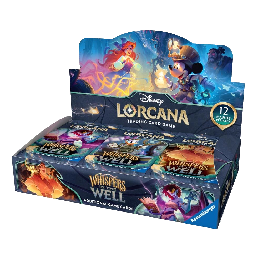 disney lorcana whispers well booster box ravensburger tcg