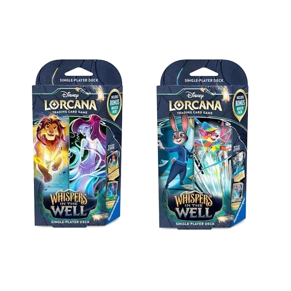 disney lorcana whispers well single player deck ravensburger