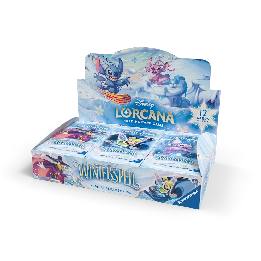 disney lorcana winterspell booster box ravensburger tcg stitch