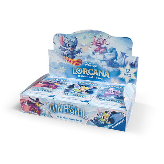 disney lorcana winterspell booster box ravensburger tcg stitch
