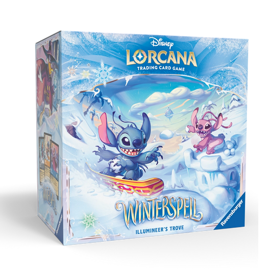 disney lorcana winterspell illumineer trove box ravensburger stitch