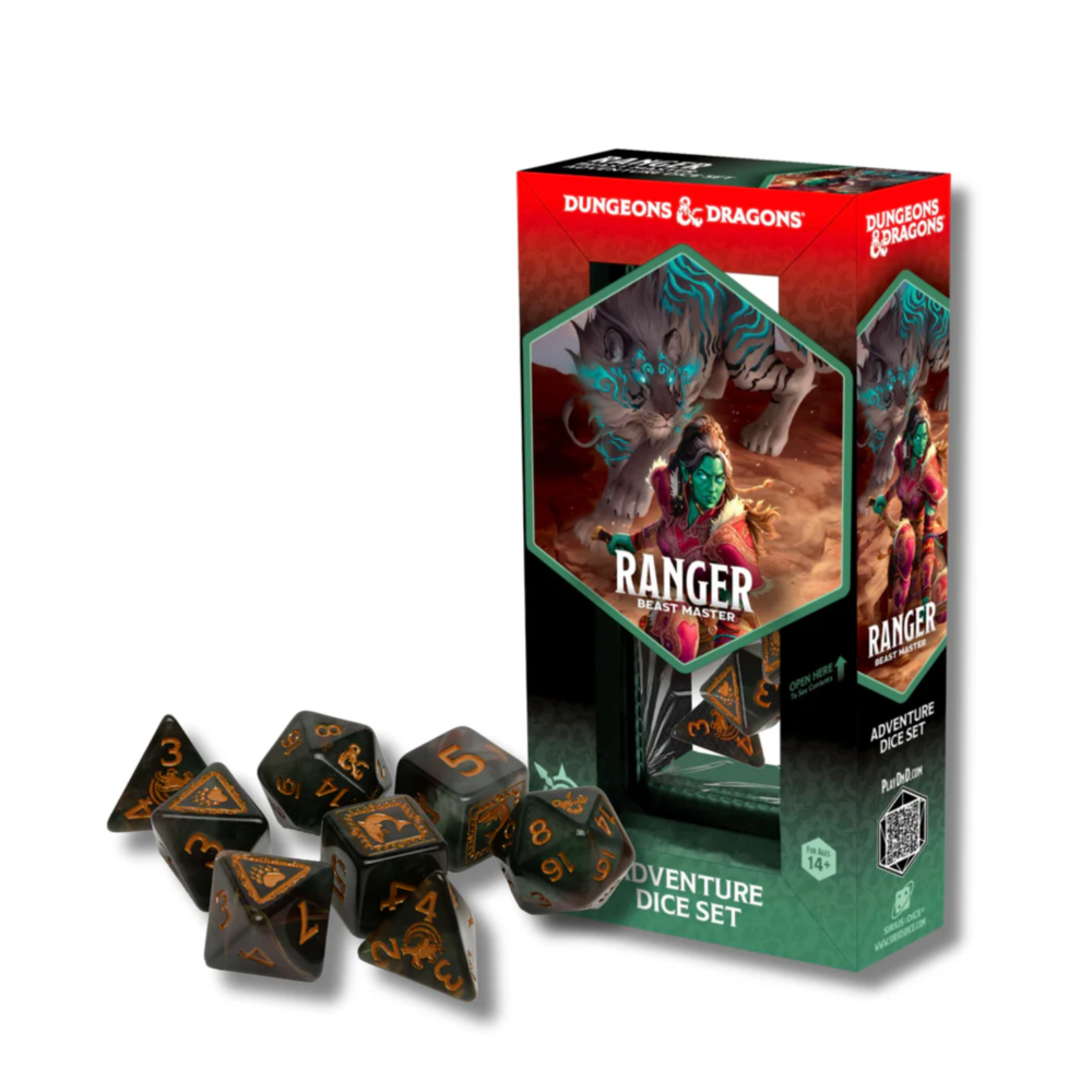 dungeons dragons adventure dice set ranger beast master