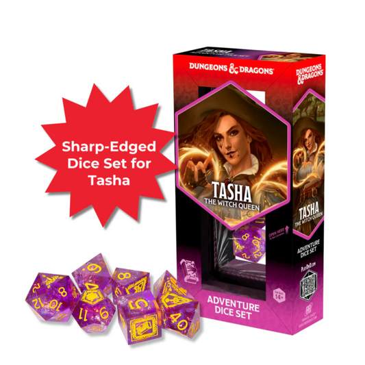 dungeons dragons tasha witch queen adventure dice set tasha sharp