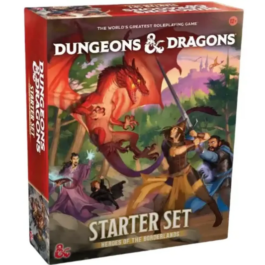 dungeons dragons heroes borderlands starter set dice characters class