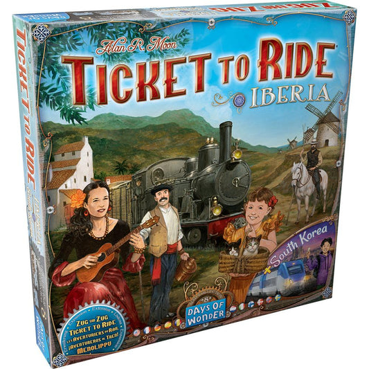 TICKET TO RIDE IBERIA SOUTH KOREA DAYS OF WONDER BOX