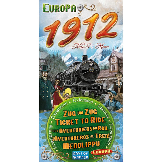 EUROPA 1912 TICKET TO RIDE DAYS OF WONDER BOARD GAME BOX