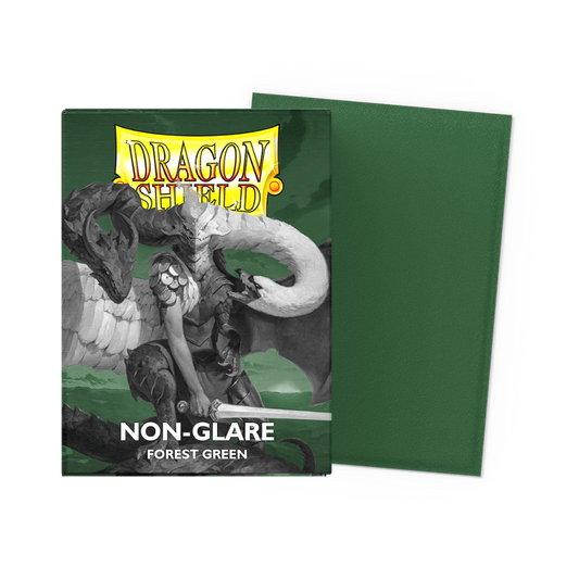 dragon shield non glare card sleeves forest green