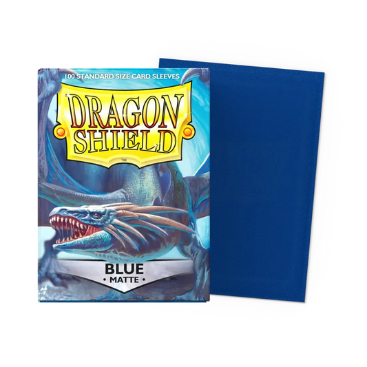 dragon shield blue matte card sleeves