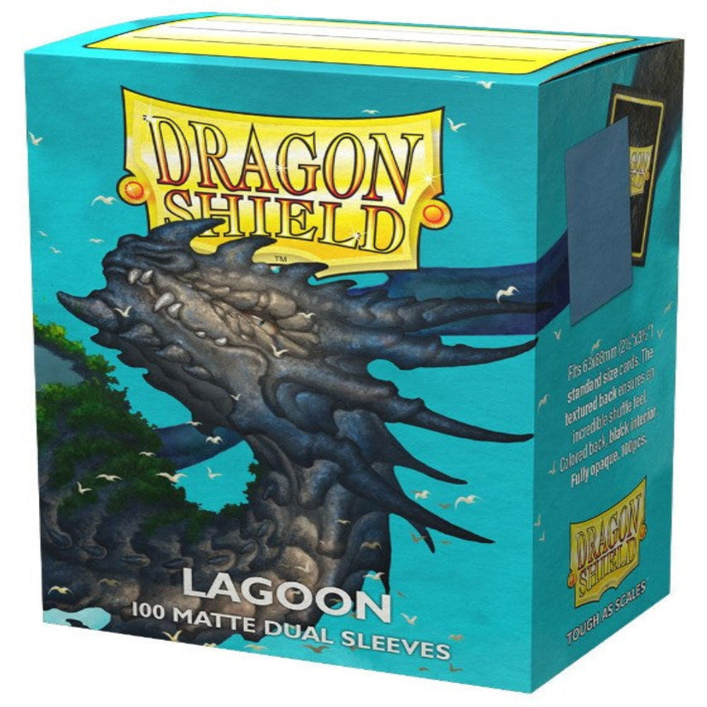 dragon shield matte dual card sleeves lagoon