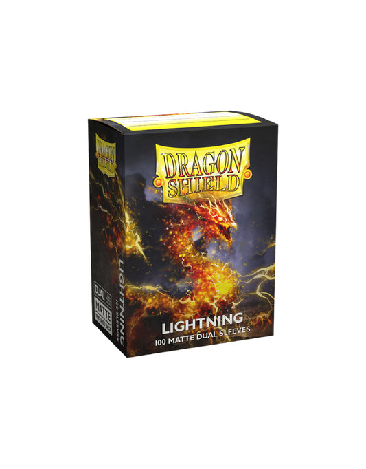 Dragon Shield: Matte Dual Card Sleeves - Lightning
