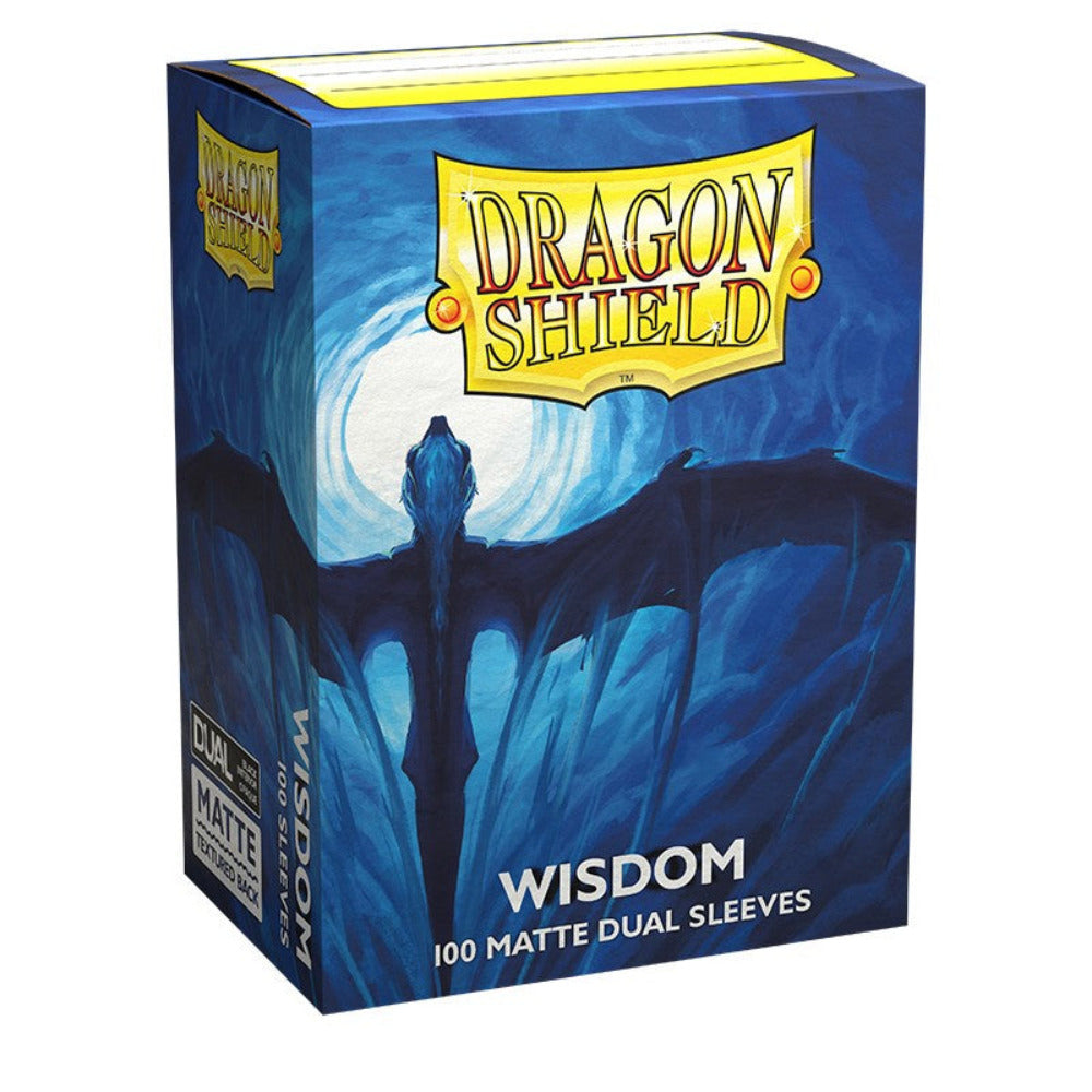 dragon shield matte dual card sleeves wisdom