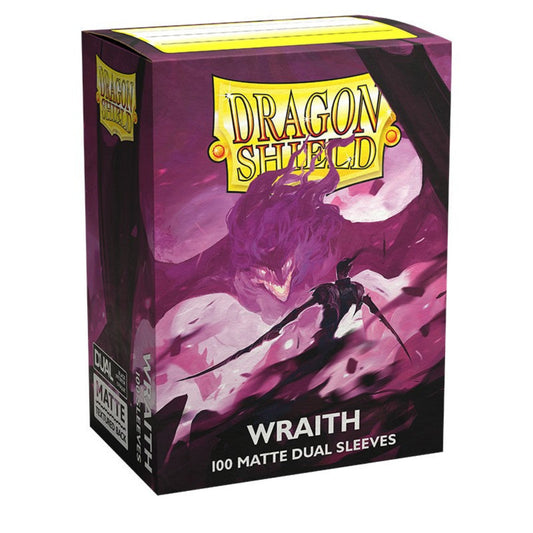 dragon shield matte dual card sleeves wraith