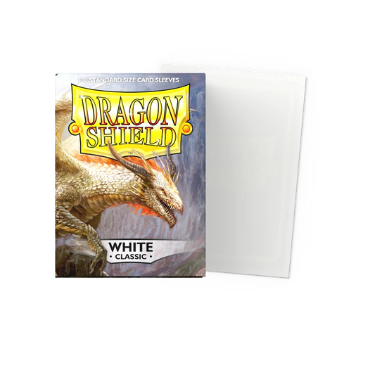 dragon shield classic white card sleeves
